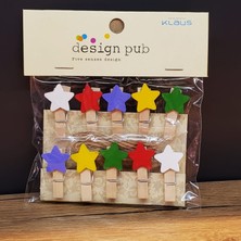 Vice Avm Yıldız Tasarımlı Mini Fotoğraf Mandalları TG-V 9938