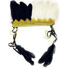 Derin Stok Kızılderili Tüylü Parti Başlığı