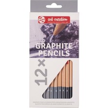 Talens Art Cretion Graphite Pencils 2H-9B Arası 12'li Set Ergonomik Tasarımlı Kalemler