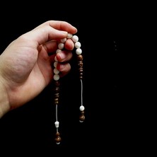 Tesbih Rüyası  Oyma Kuka Imame Tasarımlı Deve Kemiği Zaza Tesbih