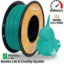 Kingroon Rapid Pla Filament Yeşil - High Speed (600MM/S) - Bambu Lab ve K1 Uyumlu - 1.75MM 1 kg