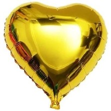 Party Express 18" Folyo Kalp Balon - Altın / Gold