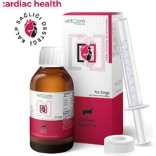 VETQ0M Dog Cardiac Health 120ML Likit Kalp ve Obezite Desteği (Miyokardiyal Atp)