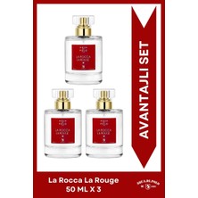Aqua Di Polo 1987 La Rocca La Rouge EDP Kadın Parfüm 50ml 3 Adet | Oryantal | Portakal, Lavanta, Yasemin, Amber, Yosun