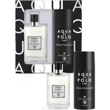 Aqua Di Polo 1987 Gran Paradiso Erkek Parfüm-Sprey Deodorant Set
