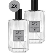 Aqua Di Polo 1987 2'li Erkek Parfüm Seti 100 ml X2 Gran Paradiso