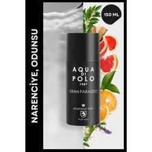 Aqua Di Polo 1987 Gran Paradiso Parfümlü Erkek Deodorant 150 ml | Odunsu, Narenciye | Alüminyum İçermez