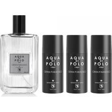 Aqua Di Polo 1987 Gran Paradiso 100 ml Erkek Parfüm ve 3'lü Deodorant Set Fırsatı STCC011017