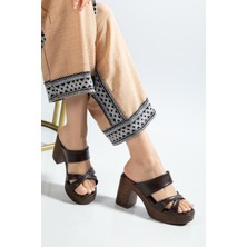Suins Shoes Suins Aksy Model Platform Topuklu Terlik