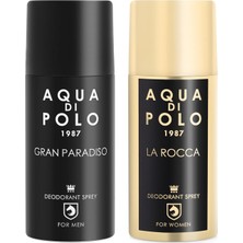 Aqua Di Polo 1987 2'li Parfümlü Deodorant Seti Kadın ve Erkek 300 ml STCC000901