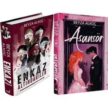 İndigo Kitap Enkaz Altındakiler 1 Ciltli ve Asansör Ciltli (Beyza Alkoç) 2'li Set