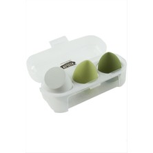 Zero Land Hnrlishp 3 Adet Yumurta Kutulu Makyaj Süngeri-Yeşil