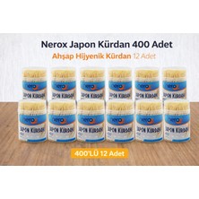 Stylmenplus Nerox Japon Kürdan 400 Adet Ahşap Hijyenik Kürdan 12 Adet