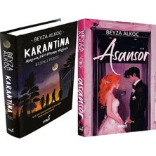 İndigo Kitap Karantina 5 Ciltli ve Asansör Ciltli (Beyza Alkoç) 2'li Set