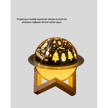 Savarga USB Projeksiyon Gece Lambası ve Hava Nemlendirici – Aromaterapi Destekli, Taşınabilir Mini