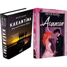 İndigo Kitap Karantina 1 Ciltli ve Asansör Ciltli (Beyza Alkoç) 2'li Set