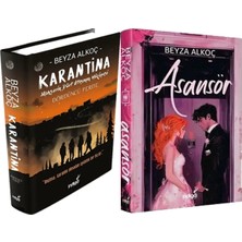 İndigo Kitap Karantina 4 Ciltli ve Asansör Ciltli (Beyza Alkoç) 2'li Set