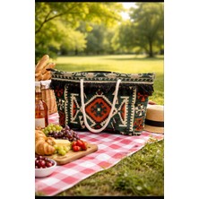 Ayder Online Satış Şehrin Gürültüsünden Kaçış Bileti: 53 CM-35CM Ebat Piknik Çantanız Hazır