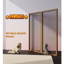 Palace Aluminium Pawsafe Çift Kapılı Pati Dostu Plise Sineklik Pencere