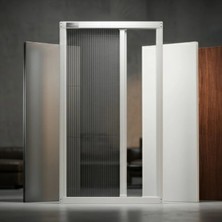 Palace Aluminium Tek Kapılı Akordeon Plise Sineklik – Pencere Sistemleri Için Premium Seri
