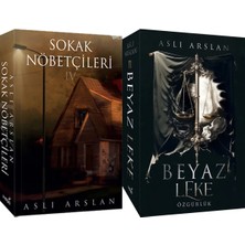 İndigo Kitap Sokak Nöbetçileri 4 Karton Kapak ve Beyaz Leke 2 Özgürlük Karton Kapak (Aslı Arslan) 2'li Set