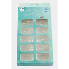 Zero Land Hnrlishp Misyul Küt Takma Tırnak 100 Adet-Şeffaf