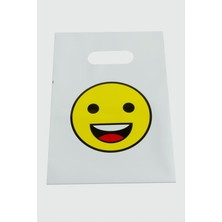 Zero Land Hnrlishp 13X20 Emoji El Tutma Poşet Paketi 50 Adet-Beyaz