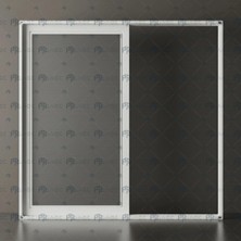 Tek Raylı Sürme Sineklik Sistemi – Pencere Modeli | Palace Aluminium