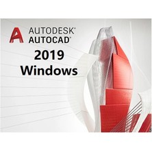 Autodesk AutoCAD 2019 (Windows) - 1 Pc 1 Yıl Serial Kod Full Sürüm