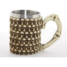 Livenda Paslanmaz Çelik Kurukafa Kupa Bardak ALK2595