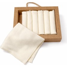 Cotoneva Co 7'li %100 Pamuklu, Bebek Ağız Mendili, Yenidoğan Bebek 20 X20 cm