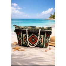 Ayder Online Satış Stilinizi Sahile Taşıyan 53 CM-35CM Ebat Sezonun En Trend Plaj Çantası