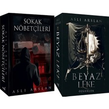İndigo Kitap Sokak Nöbetçileri 1 Karton Kapak ve Beyaz Leke 2 Özgürlük Karton Kapak (Aslı Arslan) 2'li Set