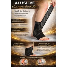 Aluslive Ayak Bilekliği Sağ ve Sol Kullanılabilir Standart Beden