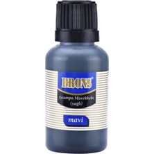 Brons Istampa Mürekkebi Yağlı 30CC Mavi - 1 Adet