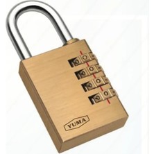 Esranın Dünyası Yuma Pirinç Şifreli Asma Kilit - 4 Basamaklı 50MM RSTHD34-ESRDNS
