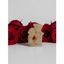 Doğal El Yapımı Anne-Baba-Bebek Tasarımlı Dekoratif Soya Mumu - Aile Sevgisi Temalı