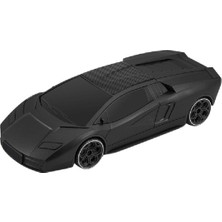 Esranın Dünyası Siyah Model Araba Tasarımlı Hoparlör - Bluetooth USB Özellikli