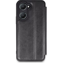 Hnrlishp Newface Vivo Y18 Kılıf Flip Cover - Siyah