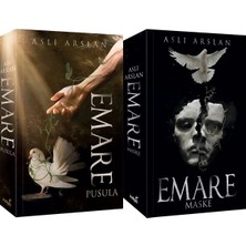 İndigo Kitap Emare Pusula Karton Kapak ve Emare Maske Karton Kapak (Aslı Arslan) 2'li Set