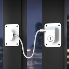 Esranın Dünyası Beyaz Plaka Halatlı Emniyet Kilidi