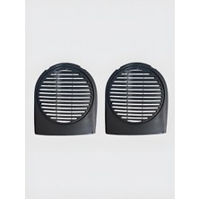 Private Renault Clio 2 Antrasit Gri Reno Uyumlu 2 Adet  Ön Kapı Hoparlör Kapağı Gri Renk 1 Çift Sağ Sol 2li Set