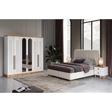 Macera Mobilya  Flora Komple Mdf Yatak Odası Takımı