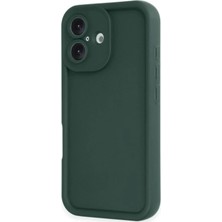 Hnrlishp Newface Iphone 16 Kılıf Viera Silikon - Koyu Yeşil