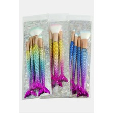 Zero Land Hnrlishp 4 Adet Balık Makyaj Fırça Seti-Renkli