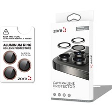 Büşra Ayhan Apple iPhone 16 Pro Bsay Cl-12 Premium Safir Parmak Izi Bırakmayan Anti-Reflective Kamera Lens Koruy