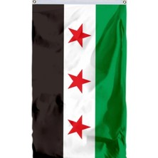 Oysal Bayrak Suriye Bayrağı Raşel Kumaş Dijital Baskı 300 x 450