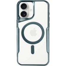 Hnrlishp Newface Iphone 16 Kılıf Boyi Magsafe Silikon Kapak - Turkuaz