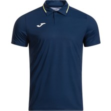 Joma Challenge Lob Marka, Lacivert Renkli, Kısa Kollu Erkek Polo Tişörtü.