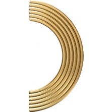 System 4821 Harmonique Kulp Altın Saten Renk 128 mm